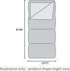 Mountaintop Ultralight Mummy Down Sleeping Bag 650 Fill Power Duck Down Suits for 32 Degree F for Camping Hiking Backpacking