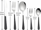 Flatware Sets Full Tableware Stainless Steel Cutlery Dinner Set Complete Gold Cutlery Set Fork Spoons Knives Golden Dinnerware Set Dropshiping Stainless Steel Decoration