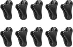 10 PCS Guyline Tents Cord Buckle Nylon Mini Outdoor Triangle Rope Adjuster Black Line Lock Tent Tensioners