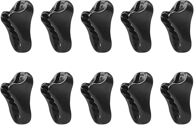 10 PCS Guyline Tents Cord Buckle Nylon Mini Outdoor Triangle Rope Adjuster Black Line Lock Tent Tensioners