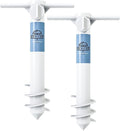 Universal Beach Umbrella Anchor, White, 10 in