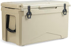 Goplus Hard Cooler, Insulated Ice Chest w/Portable Handles, Cup Holders, Ruler, Bottle Opener, 6 Day Ice Retention for Drink, Beverage, Camping, Fishing, Beach