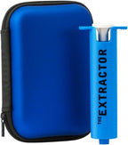 Snake Bite Kit, Bee Sting Kit, Emergency First Aid Supplies, Venom Extractor Suction Pump, Bite and Sting First Aid for Hiking, Backpacking and Camping. Includes Bonus CPR face Shield (Blue)