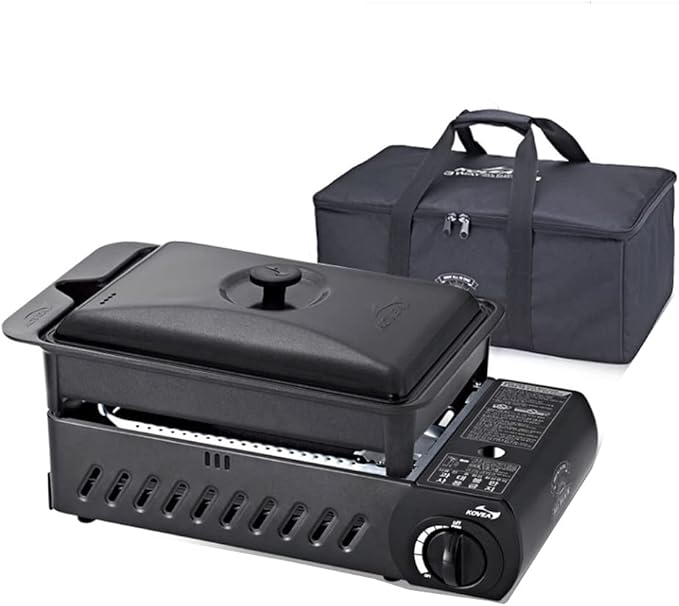 WithMolly Kovea 3 Way All in One Multi Gas Stove with storage bag M size all black