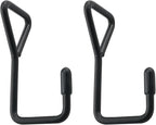 4PCS Heavy Duty Triangular Metal Hooks Outdoor Camping Tent Hooks Hanging Plant Basket for Kitchen Utensils Spoons Pots Pots Utensils Clothes Jeans Bag Towel Black