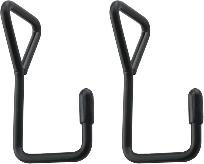 4PCS Heavy Duty Triangular Metal Hooks Outdoor Camping Tent Hooks Hanging Plant Basket for Kitchen Utensils Spoons Pots Pots Utensils Clothes Jeans Bag Towel Black