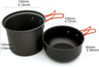 Camping Cookware Camping Cookware Outdoor Cooking Set Foldable Tableware Fork Knife Tourist Kitchen Pot Outdoor Picnic