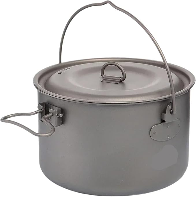 Compatible for Widesea Titanium Cookware Set, Outdoor Camping Tableware with Pot for Picnic, Hiking and Trekking