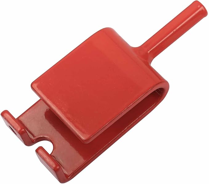 Ice Anchor Power Drill Adapter Fits 1/2" Electric Drill Chuck and 3/8" Ice Anchor Connection End, Ice Shelter Accessories for Ice Fishing Shelter Tent, Red Ice Shanty Anchors Adapter