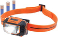 Klein Tools 56220 LED Light, Hard Hat Headlamp, Flood and Spot Light Tilts 45 Degrees, Anti-Slip Strap, for Work and Outdoor Hiking, Camping