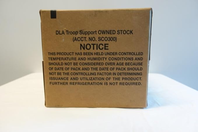 Food Dude 82nd Surplus Inspection US Meals Ready to Eat Military with Heater Box of Meals Full Meal 12 MRE Pack