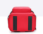 First Aid Kit Package Postpartum Visit Package, Community Care Backpack, Multifunctional Emergency Care Package for Home, Workplace, Travel, Camping, Hiking(Red)