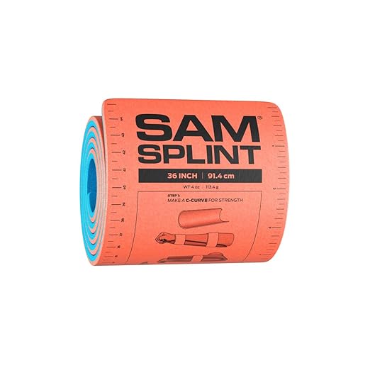 Sam Splint, 36", Orange & Blue