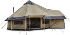 Guide Gear Base Camp Tent, Outdoor, Hiking, Hunting, Four Season Camping with Stove Jack