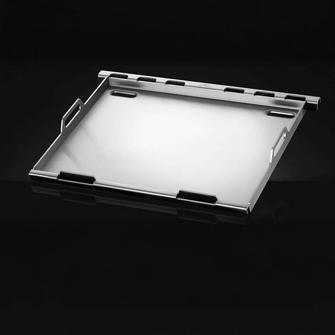 Napoleon BBQ Grill Accessory, Stainless Steel Griddle Insert - Compatible with Rogue/Freestyle 425 Model Grills, 20" x 16", Integrated Grease Traps