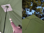 DOD Tsuku Base Tent – Spacious All-Season Family Tent with Canvo™ Cooling Fabric | Easy One-Person Setup | Expandable with Uchi & Awning Attachments