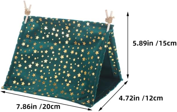 Miniature Camping Tent Model for Dollhouse Decor 2 Pieces Small Doll Tent Accessories 7.87X5.90X4.72 Inch Tiny House Decor Outdoor Scene Photography Props
