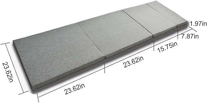 HJAHHSM Travel Mattress for Adults, Sleeping Mattress,Camping Beds, Roll Up Foam Floor Sleeping Mat