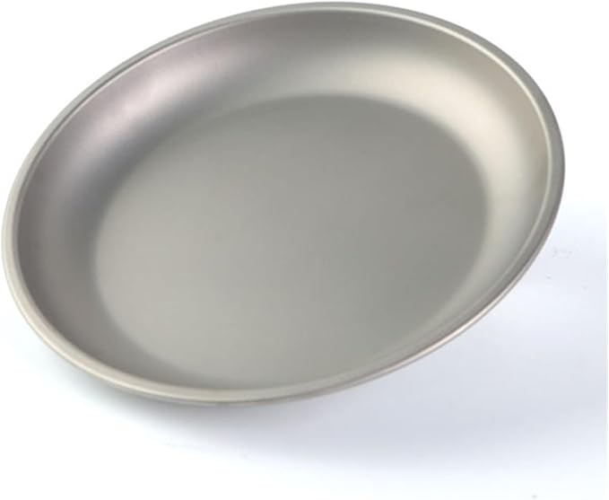 Plates Outdoor Camping Tableware Dishes Set Hiking Travel Ultralight Portable Plate (Color : Medium)