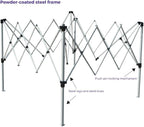 Impact Canopy 040000003 Slant Leg Canopy, 10' x 10', Blue-No Sidewall