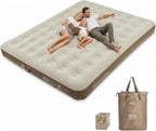Naturehike California King Air Mattresses with Rechargeable Built-in Pump, Inflatable Mattress, Portable Blow up Mattress, Air Bed for Home, Camping, Guest