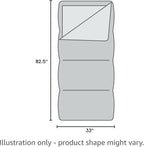 Mountaintop Ultralight Mummy Down Sleeping Bag 650 Fill Power Duck Down Suits for 32 Degree F for Camping Hiking Backpacking