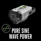 EGO POWER+ Portable Inverter, 180W, Power Inverter Generator, Quiet, Battery and Charger Not Included - PAD1800