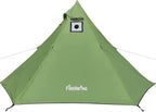 FIREHIKING Hot Camping Tent - Ultralight Tepee With Stove Jack for 1-2 Adults