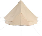 VEVOR Canvas Tent Bell, Yurt 4 Seasons for Camping with Stove Jack, Breathable Holds up to 4 People, Family Camping Outdoor Hunting Party