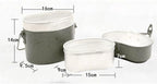 Camping Cookware 3 in 1 Outdoor Camping Lunch Box Tableware Hiking Picnic Survival Pot Bowl Portable Cookware Set Outdoor Picnic
