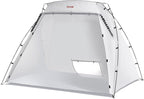 VEVOR Portable Paint Booth, Larger Spray Tent with Built-in Floor & Mesh Screen Windproof Hooks for Furniture DIY Hobby Tool, 7.5x5.2x5.2ft Spray Paint Shelter