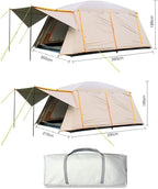 3/6/8 Person Camping Tent,Outdoor Sports Backpacking Tents,Tent Waterproof Instant Easy Setup Family Tent