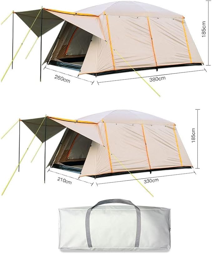 3/6/8 Person Camping Tent,Outdoor Sports Backpacking Tents,Tent Waterproof Instant Easy Setup Family Tent