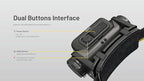 Nitecore NU45 1700 Lumen Headlamp, USB-C Rechargeable Fast Charging, Long Runtime for Camping, Running, or Work, with Auxilary White Reading Light and Red Light