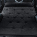 Self-Inflating Car Air Mattress for Toyota 4Runner 2010-2025 SUV 5-Seater, 5cm Thick Portable Foldable Double/Single Bed for Camping Travel,Suede Fabric Black