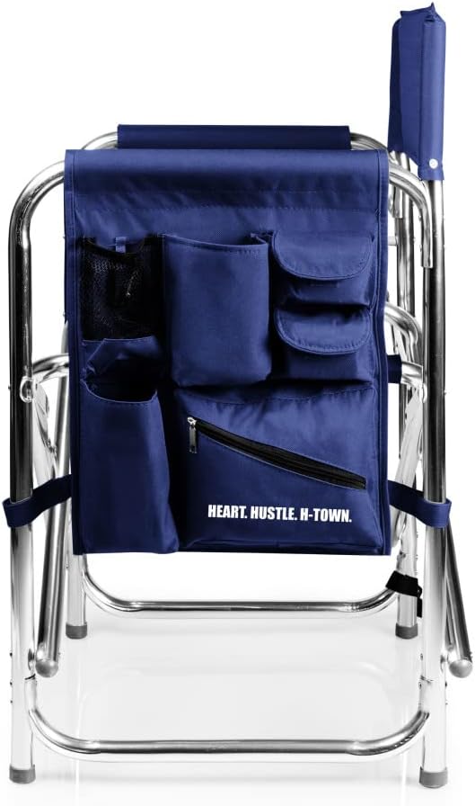 Picnic TIME NFL Unisex-Adult NFL Sports Chair with Side Table, Beach Chair, Camp Chair for Adults