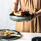 GaRcan Dinner Plate Nordic Dinner Set Ceramic Bowl and Plates Household Klin Glazed Dishes Wholesale Tableware Set/Set Meal20 (Set Meal28)