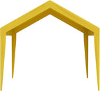 VEVOR Carport Replacement Canopy Cover 10 x 20 ft, Garage Top Tent Shelter Tarp Heavy-Duty Waterproof & UV Protected, Easy Installation with Ball Bungees,Beige (Only Top Cover, Frame Not Include)