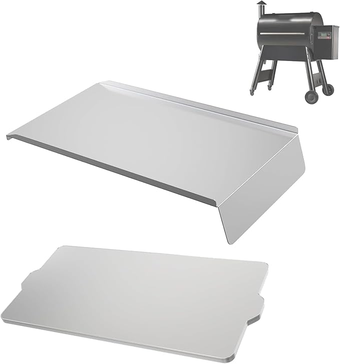 BQMAX Drip Pan & Drip Pan Liners for Traeger Pro 780 Pellet Smoker Grill, BAC780 Drip Tray for Traeger 780 Pro, BAC520 Drip Tray Liners for Traeger Pro 780 Accessories, for Traeger Replacement Parts