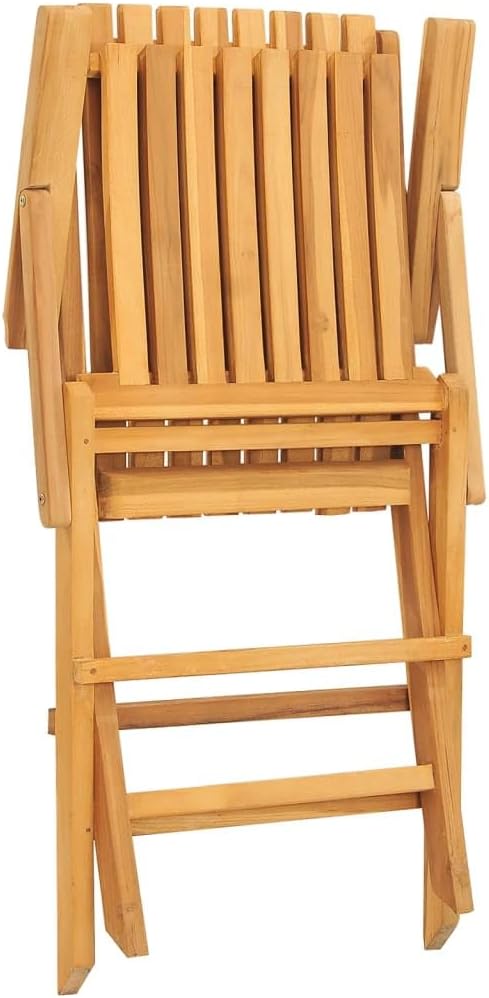 Folding Patio Chairs 2 pcs,Outdoor Chairs,Club Chairs,Decorative Chair,Camping Chair,Camping Chair,Reception Chair,Bistro Chair,for Patio,Balcony,Party,24"x26.4"x35.4" Solid Wood Teak
