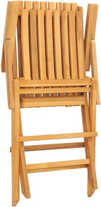 Folding Patio Chairs 2 pcs,Outdoor Chairs,Club Chairs,Decorative Chair,Camping Chair,Camping Chair,Reception Chair,Bistro Chair,for Patio,Balcony,Party,24"x26.4"x35.4" Solid Wood Teak