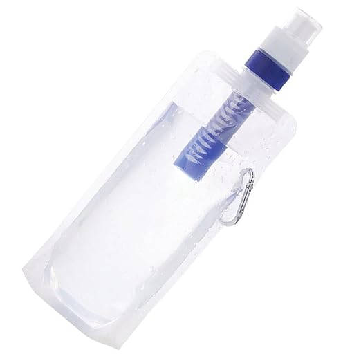 POPETPOP Daily Use Folding Water Pouch Lightweight Water Filter Bag for Camping Hiking and Outdoor Activities