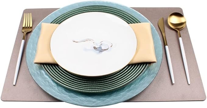 Tableware Set,Cutlery Western Plate Restaurant Table Dinner Plate Plate Placemat Napkin Set