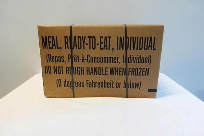 Food Dude 82nd Military MRE Surplus - 2025 Inspection - US MRE Meals Ready to Eat Military with Heater Packs - 4 Pack of Meals Bulk w/ 1250 Calories per - 4 Food Packs
