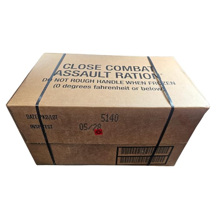 Authentic USGI Close Combat Assault Ration [CCAR] 24 hour MRE - Genuine US Military Meal (Case [10 CCAR])