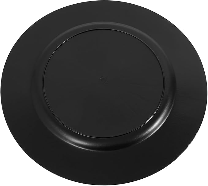 100 PCS Charger Plates Bulk, 13 Inch Decorative Round Dinner Plates, Plastic Dinner Chargers Bulk Serving Plate for Birthday Parties, Holidays, Weddings (Silver)