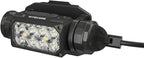 Nitecore HC65M UHE 2000 Lumen Tactical Helmet Light Headlamp, NVG Mountable USB-C Rechargeable with Red and White Lights