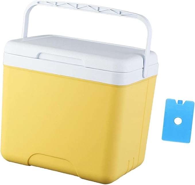 MYCENSE Insulated Ice Cooler, Portable Storage Case Drink Bucket, Versatile Fridge Hard Ice Chest Box for Camping Picnic Beach BBQ Tailgating Fishing