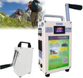Outdoor Generator Portable Hand Crank Generator,110v 220v 150W 15000mAh Small Hand Crank Generator,Portable Power Supply,for Emergency,Camping,Sudden Power Outages,220V
