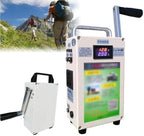 Outdoor Generator Portable Hand Crank Generator,110v 220v 150W 15000mAh Small Hand Crank Generator,Portable Power Supply,for Emergency,Camping,Sudden Power Outages,110V